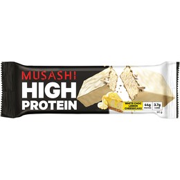 Musashi High Protein Bar Lemon Cheesecake 90g – Woolworths