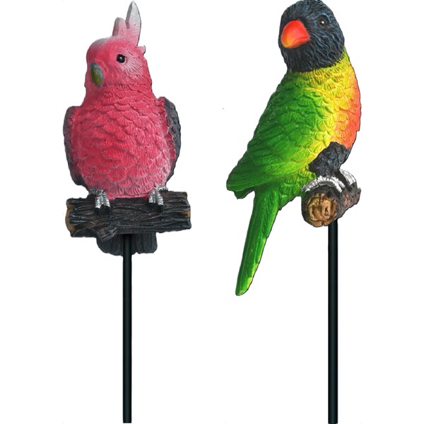 Bird Stakes Galah & Rainbow 2 pack