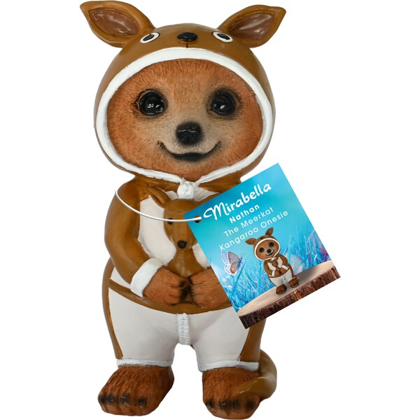 Mirabella 12cm Meerkat Kangaroo Onesie each