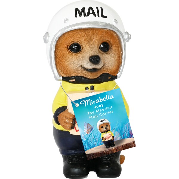 Mirabella 12cm Meerkat Mail Carrier each