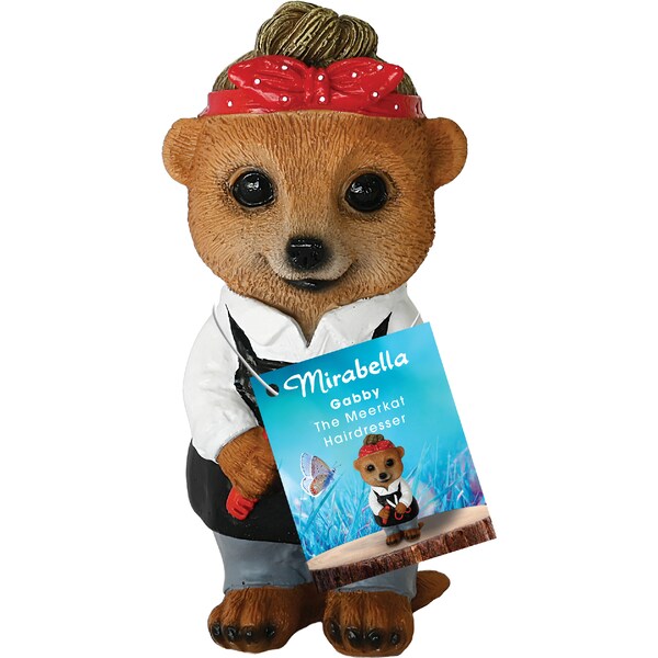 Mirabella 12cm Meerkat Hairdresser each