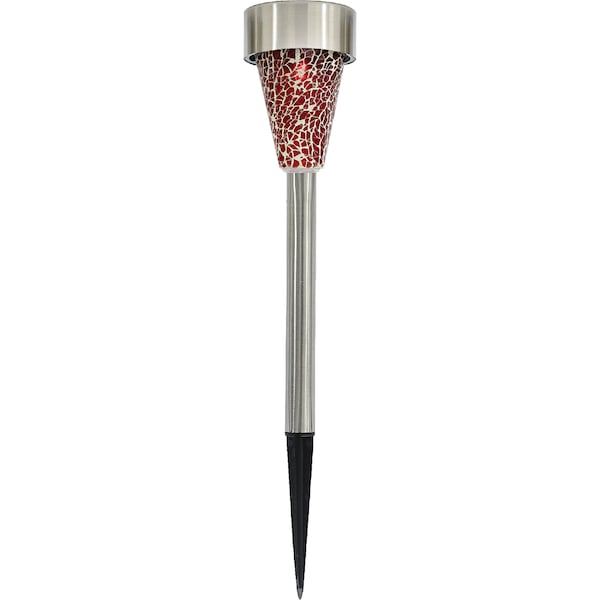 Mirabella Solar Mosaic Path Light Dark Red 1 pack