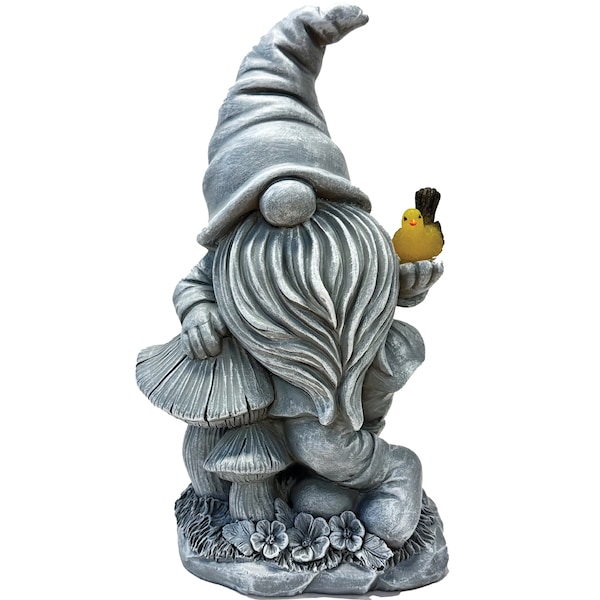Gardman Solar Gnome 28cm Bird each