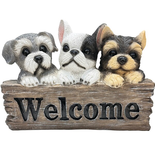 Gardman Animal Welcome Sign Dog each