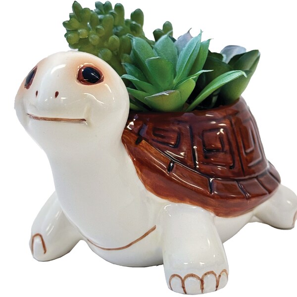 Gardman Artificial Plant Brown Tortoise each