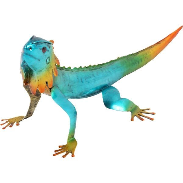 Green Gardener Metal Lizard Assorted each