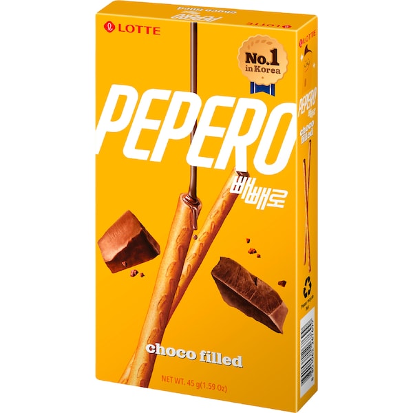 Lotte Pepero Choco Filled Sticks 45g