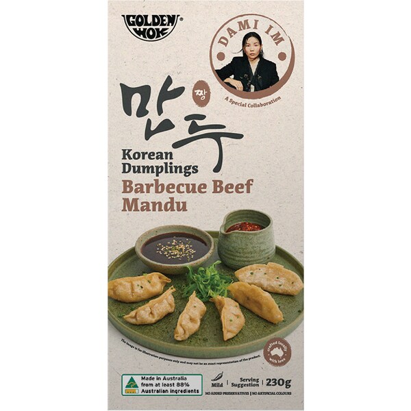 Golden Wok Dami Im Korean Dumplings BBQ Beef Mandu 230g