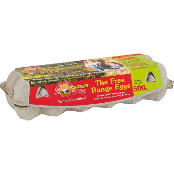 Manning Valley 12 Free Range Eggs 500g