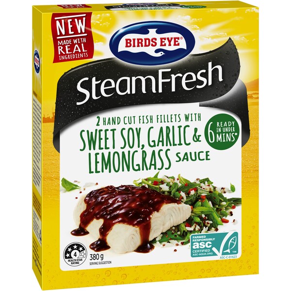 Birds Eye Steam Lemongrass Garlic & Lemongrass Sauce 380g