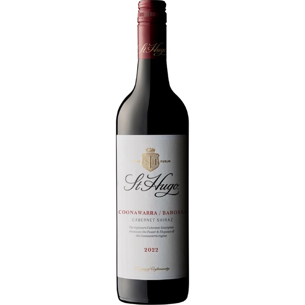 St Hugo Cabernet Shiraz 2022 Bottle 750mL