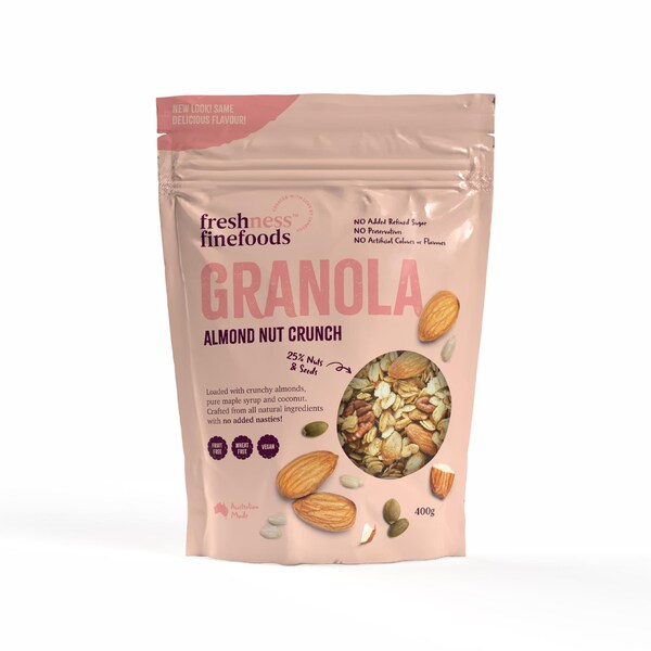 Freshness Fine Foods Granola Almond Nut Crunch 400g