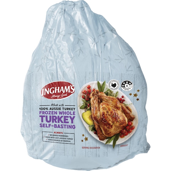 Ingham's Frozen Whole Turkey 6kg