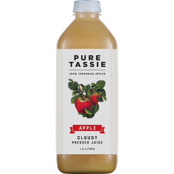 Pure Tassie Apple Cloudy Pressed Juice 1.5L