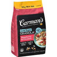 Carman's Low Sugar Granola Raspberry & Coconut
