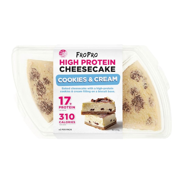 Fropro High Protein Cheesecake Cookies &Cream 2 pack