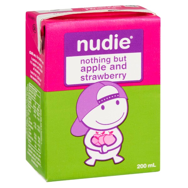Nudie Nothing But Apple & Strawberry Juice 200mL