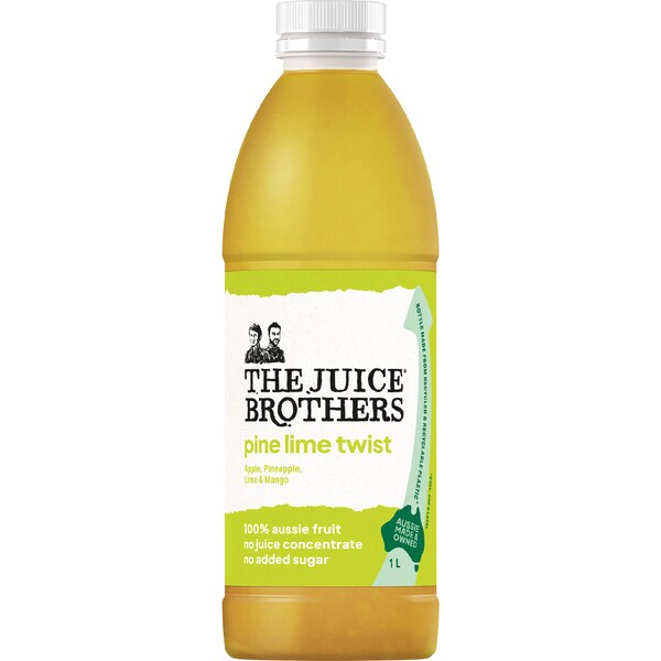 The Juice Brothers Pine Lime Twist Fruit Juice 1L