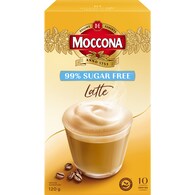 Moccona Coffee Sachets 99% Sugar Free Latte