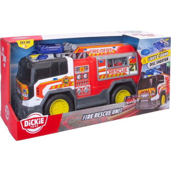 Dickie Toys Fire Rescue Unit Truck Toy each