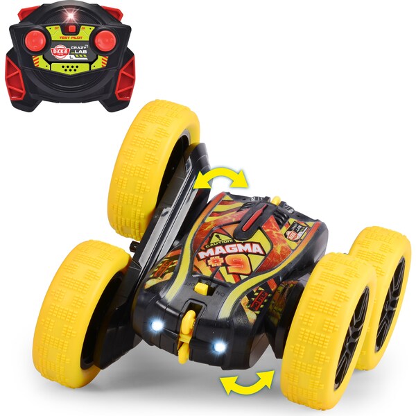 Dickie Toys Remote Control Car Magma Flipping Axles each