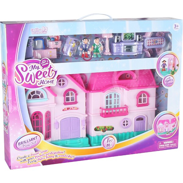 My Sweet Home Castle Play Set With Light & Sound each