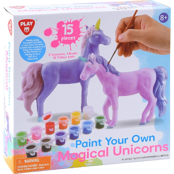 Playgo Paint Your Own Unicorn Set each