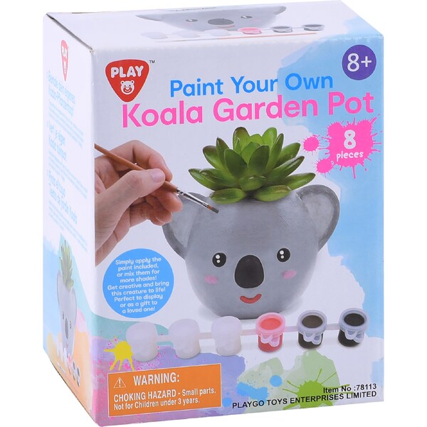 Play Paint Your Own Koala Garden Pot each