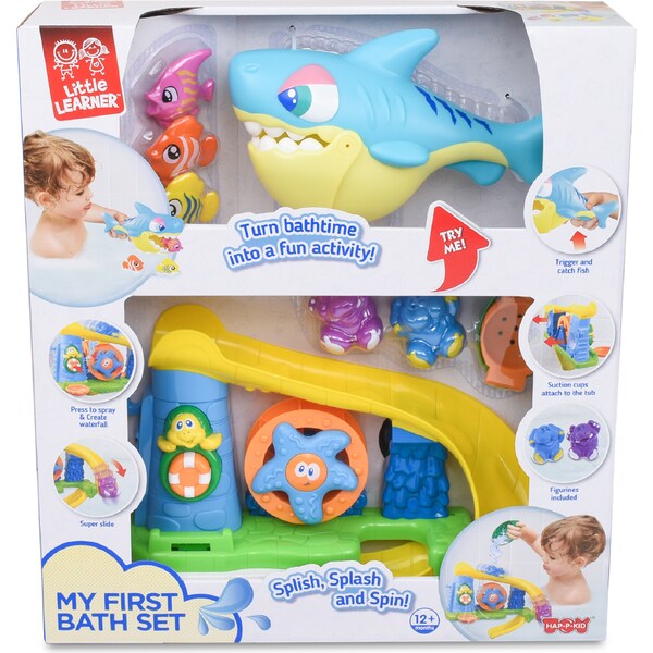 Little Learner My First Bath Set Shark Grabber each