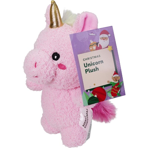 Christmas 6 Inch Plush Unicorn each
