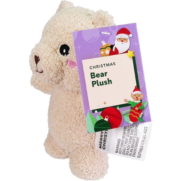 Christmas 6 Inch Plush Bear each