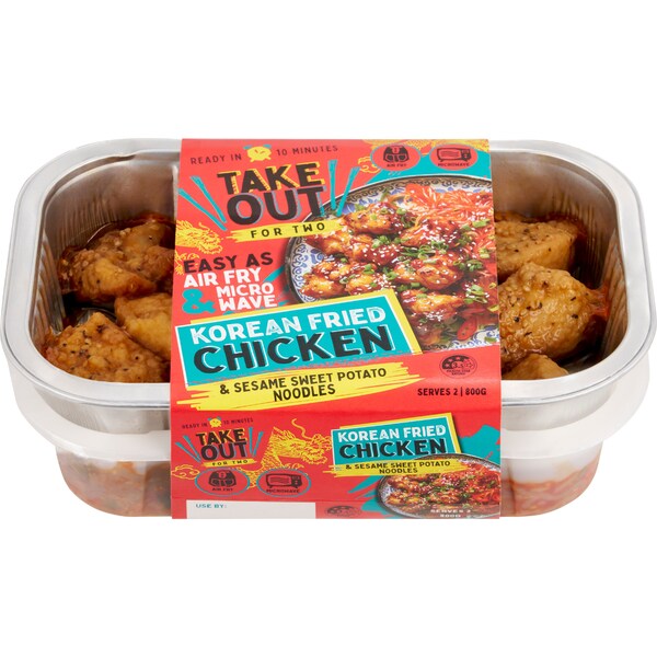 Fast Fuel Take Out For You Korean Fried Chicken & Sweet Potato Noodles 800g