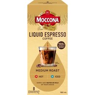 Moccona Liquid Coffee Concentrate Sachets Espresso Medium Roast