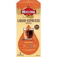 Moccona Liquid Coffee Concentrate Sachets Espresso Caramel