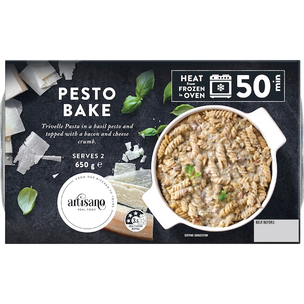Artisano Pesto Pasta Bake 650g