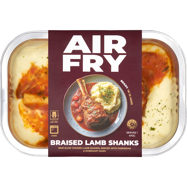 Fast Fuel Air Fry Braised Lamb Shanks 470g