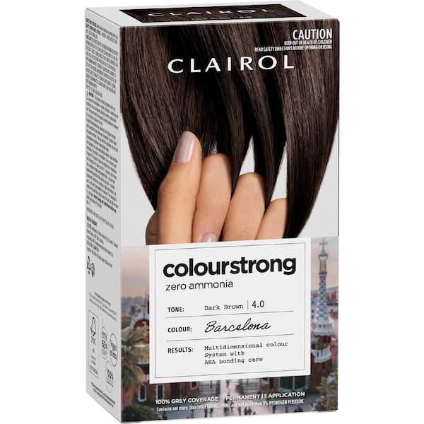 Clairol Colour Strong Hair Dye Dark Brown 4.0 each