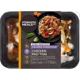 Strength Meals Co Strength Meals Co High Protein Chicken Pad Thai 350g