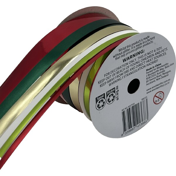 Christmas Ribbon Set Traditional 6 pack