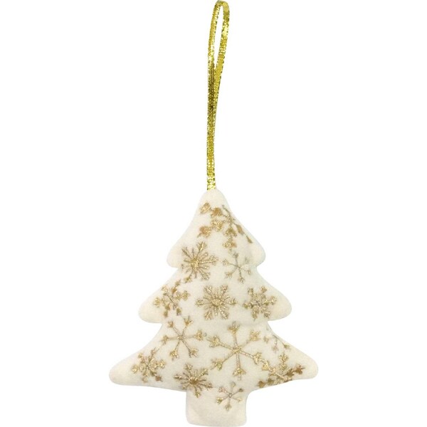 Christmas Desire Fabric Tree Decoration each