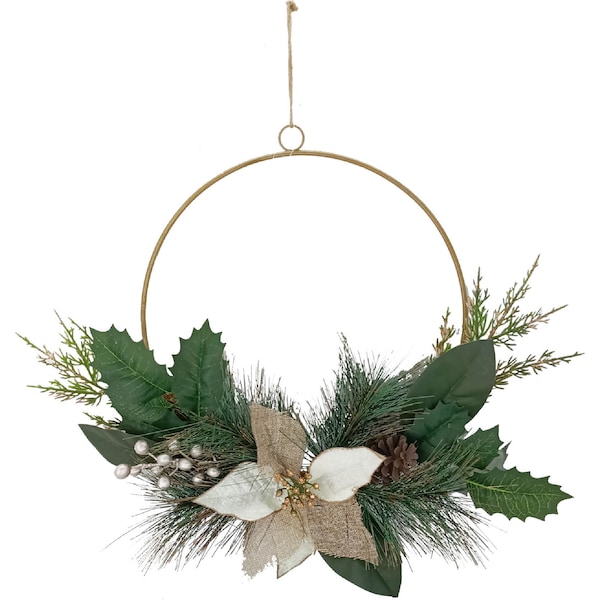 Christmas Traditional Wreath Pinecone each