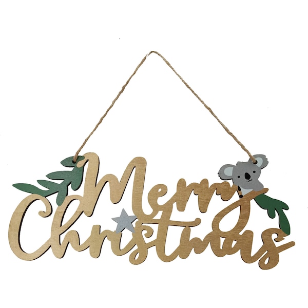 Christmas Hanging Merry Christmas Sign each