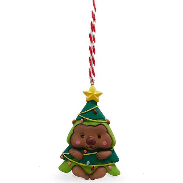 Christmas Traditional Tree Wally the Wombat each