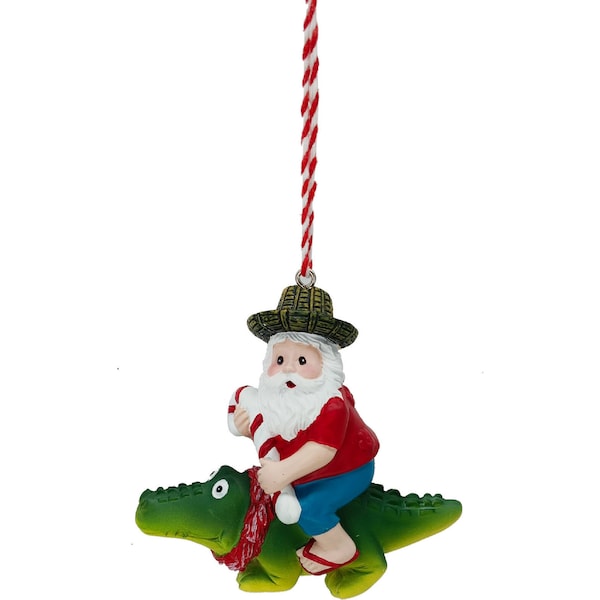 Christmas Traditional Crocodile Santa each