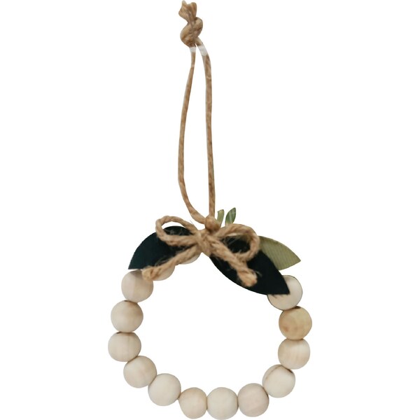 Christmas Natural Hanging Wreath Bead each
