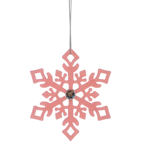 Christmas Dreamland Snowflake Pink 4 pack