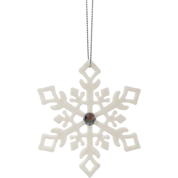 Christmas Dreamland Snowflake White 4 pack