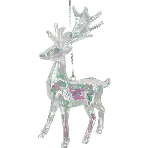 Christmas Dreamland Reindeer Iridedcent Clear each