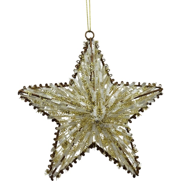 Christmas Natural 3D Thread Star each