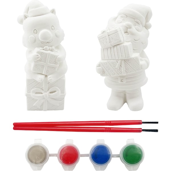 Christmas DIY Paint Your Own Plaster 2 pack